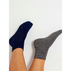 Ponožky pre ženy CAMAIEU - tmavomodrá, sivá vyobraziť