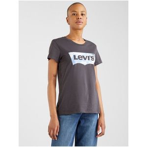 Tričká s krátkym rukávom pre ženy Levi's® - sivá vyobraziť
