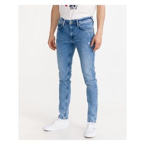 Skinny fit pre mužov Pepe Jeans - modrá vyobraziť