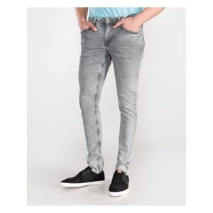 Skinny fit pre mužov Pepe Jeans - sivá vyobraziť