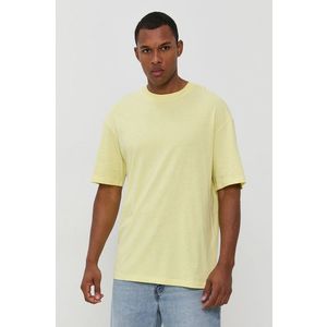 Bavlnené tričko Jack & Jones jednofarebné vyobraziť