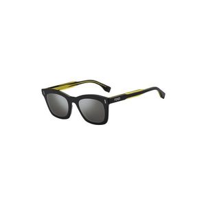 Slnečné okuliare Fendi pánske, čierna farba vyobraziť