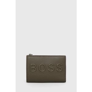 Peňaženka Boss dámska, béžová farba vyobraziť
