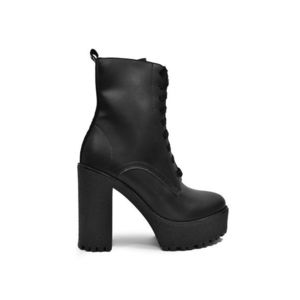 Členkové topánky Altercore Ivy dámske, čierna farba, na platforme vyobraziť