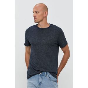 Tričko Tom Tailor pánske, tmavomodrá farba, vzorované vyobraziť