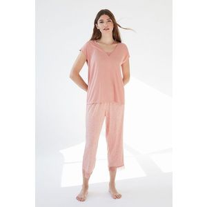 Pyžamo Women'secret dámske, ružová farba vyobraziť