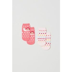 Detské ponožky OVS (2-Pack) ružová farba vyobraziť