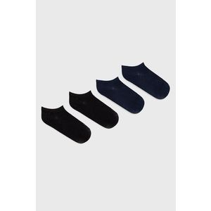Detské ponožky United Colors of Benetton (4-pack) tmavomodrá farba vyobraziť