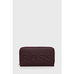 Peňaženka Boss dámska, bordová farba vyobraziť