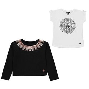 Firetrap Pack long sleeve T shirt Set Junior Girls vyobraziť