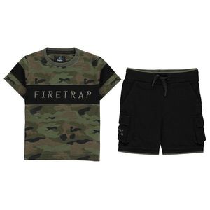 Firetrap Short Sleeve T Shirt Set Infant Boys vyobraziť