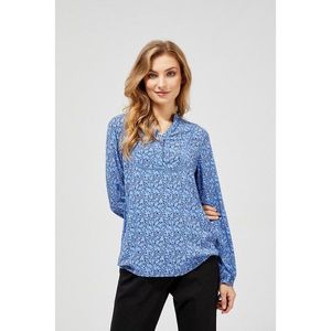 Moodo blue shirt with a small pattern vyobraziť