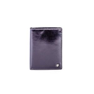 Black leather wallet for a man vyobraziť