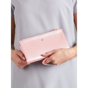 Women´s pink wallet with a handle vyobraziť