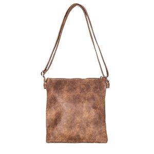 Brown eco leather handbag vyobraziť