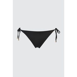 Trendyol Black Textured Bikini bottom vyobraziť