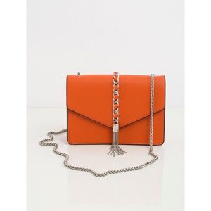 Elegant orange messenger bag vyobraziť