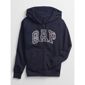 GAP Mikina Logo Logo V Clsc Fz Hd Novelty Fill vyobraziť