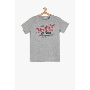 Koton Gray Boy's Printed T-Shirt vyobraziť