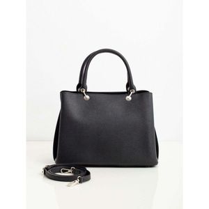 Black saffiano handbag vyobraziť