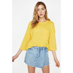 Koton Women Yellow Pocket Detailed Sweater vyobraziť