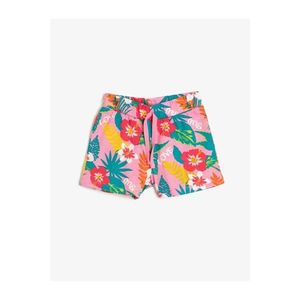 Koton Kids Pink Patterned Shorts vyobraziť