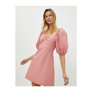 Koton Women's Pink Short Sleeve Mini Dress vyobraziť