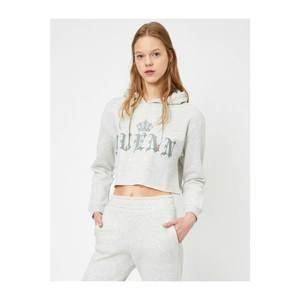 Koton Women's Grey Sweatshirt vyobraziť