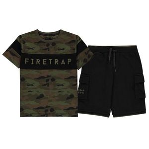 Firetrap Short Sleeve T-Shirt Set Infant Boys vyobraziť