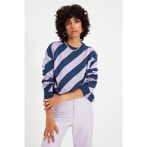Trendyol Indigo Jacquard Knitwear Sweater vyobraziť