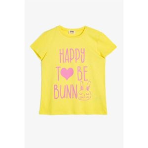 Koton Yellow Girl T-Shirt vyobraziť