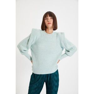 Trendyol Mint Shoulder Detailed Knitwear Sweater vyobraziť