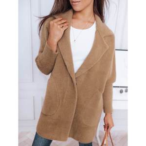 Women's ala alpaca RITA II coat, camel Dstreet NY0447 vyobraziť