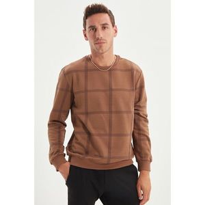 Trendyol Brown Men's Sweatshirt vyobraziť