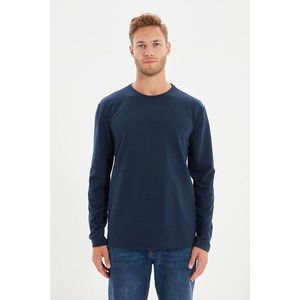 Trendyol Navy Blue Men Regular Fit Thick T-shirt T-Shirt vyobraziť