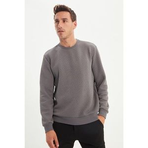 Trendyol Gray Men's Sweatshirt vyobraziť