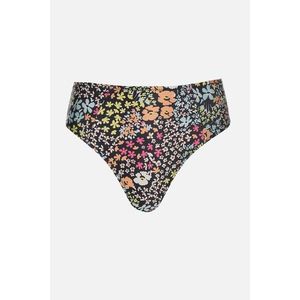 Trendyol Colorful Floral Pattern High Waist Bikini Bottom vyobraziť