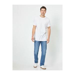 Koton Men's Mark Straight Fit Jeans vyobraziť