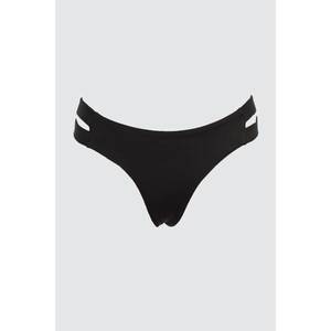 Trendyol Black Cut Out Detail Bikini bottom vyobraziť