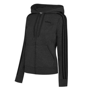 Adidas 3 Stripe Zip Fleece Track Hoodie Ladies vyobraziť