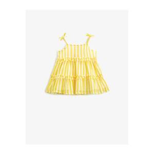 Koton Baby Girl Striped Dress Ruffled vyobraziť