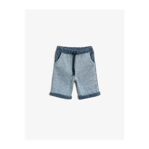 Koton Boy Blue Pocket Cotton Strap Shorts vyobraziť