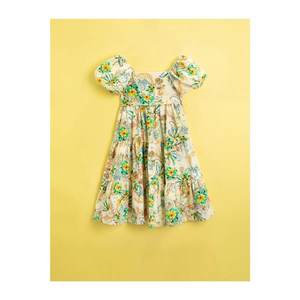 Koton Girl's Floral Dress Cotton vyobraziť