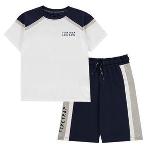 Firetrap T Shirt and Shorts Set Junior Boys vyobraziť