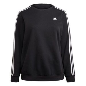 Adidas Essentials 3-Stripes Fleece Sweatshirt (Plus Size) vyobraziť