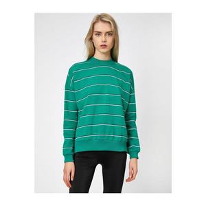 Koton Women's Striped Sweatshirt vyobraziť