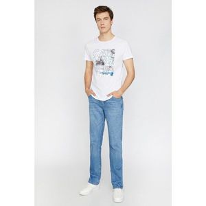 Koton Men's Blue Normal Cut Jeans vyobraziť