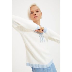 Trendyol Ecru Collar Detailed Knitwear Sweater vyobraziť