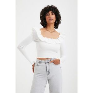 Trendyol Collar Crop Knitwear Sweater vyobraziť