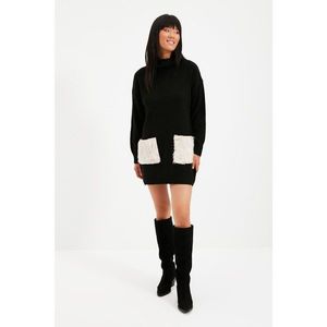 Trendyol Black Fur Detailed Knitwear Sweater vyobraziť